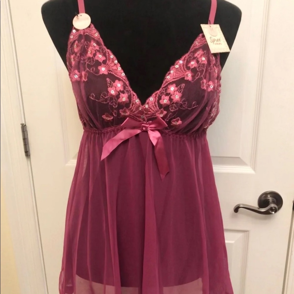 Sangria Lingerie Set Spree Intimates